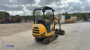 2010 JCB 801.4 rubber tracked excavator (s/n H01626179) with 5 buckets, blade & piped - 7