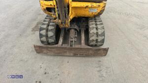 2010 JCB 801.4 rubber tracked excavator (s/n H01626179) with 5 buckets, blade & piped - 12