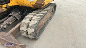 2010 JCB 801.4 rubber tracked excavator (s/n H01626179) with 5 buckets, blade & piped - 13