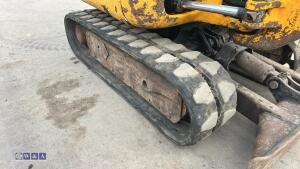2010 JCB 801.4 rubber tracked excavator (s/n H01626179) with 5 buckets, blade & piped - 14