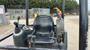 2010 JCB 801.4 rubber tracked excavator (s/n H01626179) with 5 buckets, blade & piped - 24