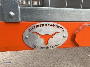Custom built fast tow Smoker / BBQ oven, two door, 4-rack oven. removable chimney, thermostats (unused) (viewing by appointment to be sold off site Huddersfield HD5) - 11