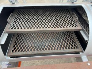 Custom built fast tow Smoker / BBQ oven, two door, 4-rack oven. removable chimney, thermostats (unused) (viewing by appointment to be sold off site Huddersfield HD5) - 16