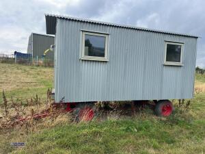 2019 Shepherds hut built on 4-wheel turn table drag trailer (16ft x 7ft) (58) (unused) (viewing by appointment to be sold off site Huddersfield HD5) - 5