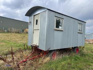 2019 Shepherds hut built on 4-wheel turn table drag trailer (16ft x 7ft) (58) (unused) (viewing by appointment to be sold off site Huddersfield HD5) - 6