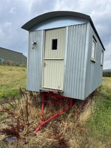 2019 Shepherds hut built on 4-wheel turn table drag trailer (16ft x 7ft) (58) (unused) (viewing by appointment to be sold off site Huddersfield HD5) - 7