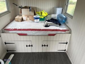2019 Shepherds hut built on 4-wheel turn table drag trailer (16ft x 7ft) (58) (unused) (viewing by appointment to be sold off site Huddersfield HD5) - 11