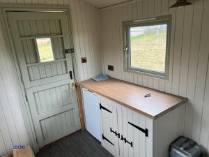 2019 Shepherds hut built on 4-wheel turn table drag trailer (16ft x 7ft) (58) (unused) (viewing by appointment to be sold off site Huddersfield HD5) - 15