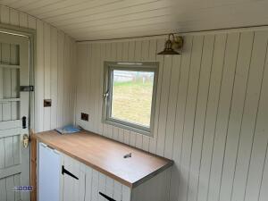 2019 Shepherds hut built on 4-wheel turn table drag trailer (16ft x 7ft) (58) (unused) (viewing by appointment to be sold off site Huddersfield HD5) - 16