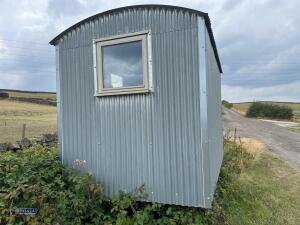 2019 Shepherds hut built on iron wheeled turntable chassis (12ft x 7ft) (59) (unused) (viewing by appointment to be sold off site Huddersfield HD5) - 3