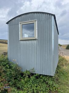 2019 Shepherds hut built on iron wheeled turntable chassis (12ft x 7ft) (59) (unused) (viewing by appointment to be sold off site Huddersfield HD5) - 4
