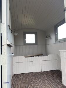 2019 Shepherds hut built on iron wheeled turntable chassis (12ft x 7ft) (59) (unused) (viewing by appointment to be sold off site Huddersfield HD5) - 14