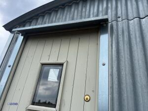 HIRSTLE FABRICATIONS Shepherds hut built on iron wheeled turntable chassis (12ft x 7ft) (to be sold off site Huddersfield HD5) - 13