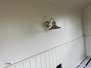HIRSTLE FABRICATIONS Shepherds hut built on iron wheeled turntable chassis (12ft x 7ft) (to be sold off site Huddersfield HD5) - 21