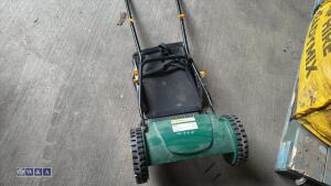 Manual push cylinder mower with collector - 2
