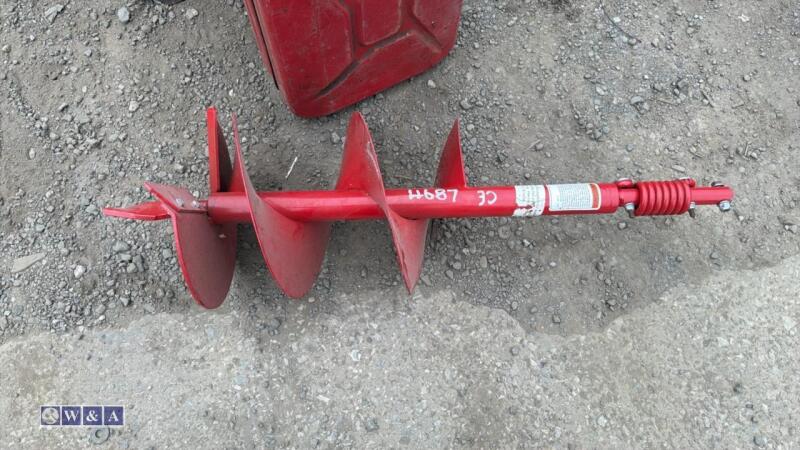 Post hole auger flite