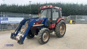 CASE INTERNATIONAL 4wd tractor c/w Bomford B3512 loader (H581 ETL)