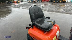 2015 KUBOTA K008-3 rubber tracked excavator (s/n JKU0081A0H26596) c/w 3 x buckets, blade, piped, expanding tracks & ROPS - 16