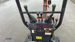 2015 KUBOTA K008-3 rubber tracked excavator (s/n JKU0081A0H26596) c/w 3 x buckets, blade, piped, expanding tracks & ROPS - 17