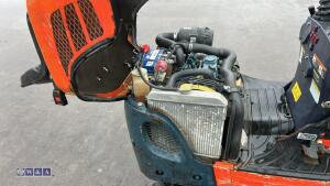 2015 KUBOTA K008-3 rubber tracked excavator (s/n JKU0081A0H26596) c/w 3 x buckets, blade, piped, expanding tracks & ROPS - 19