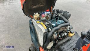 2015 KUBOTA K008-3 rubber tracked excavator (s/n JKU0081A0H26596) c/w 3 x buckets, blade, piped, expanding tracks & ROPS - 20