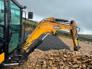 2022 SANY SY26 rubber tracked excavator - 3