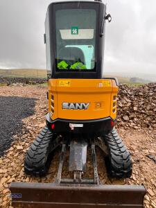 2022 SANY SY26 rubber tracked excavator - 5