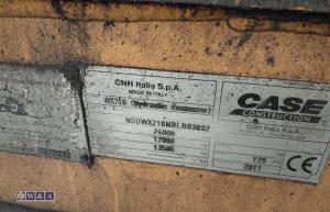 2011 CASEWX210 long reach scrap handler (s/n: LB03892) with raise & lower cab, solid tyres. (Engine dead)) - 3