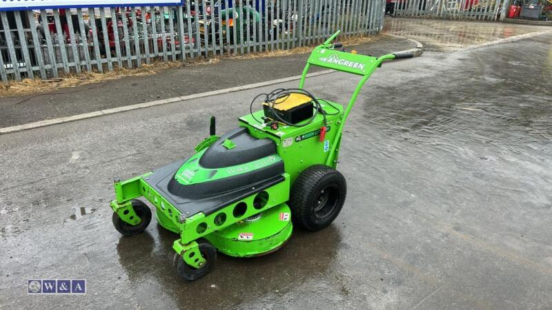 Mean green WBX-33HD pedestrian walk behind mower