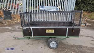SCH 6ft x 3ft quad tipping trailer - 2