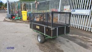 SCH 6ft x 3ft quad tipping trailer - 3