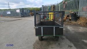 SCH 6ft x 3ft quad tipping trailer - 4