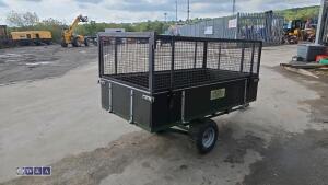 SCH 6ft x 3ft quad tipping trailer - 5