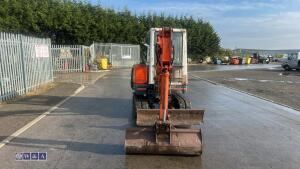 KUBOTA KX71 rubber tracked excavator with bucket, blade & piped (inoperable) - 6