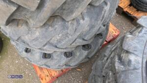 4 x BKT IMPLEMENT tyres (15.5/80-24) - 3
