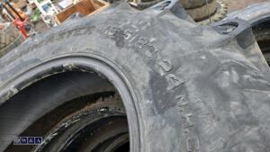 4 x BKT IMPLEMENT tyres (15.5/80-24) - 4