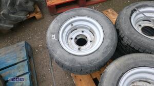 6 x trailer wheels & tyres (195/55R10C) - 6
