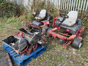 2 x TORO triple cylinder mower spares