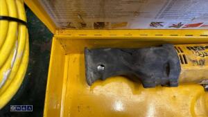 REMS TIGER 110v pipe saw c/w case - 2