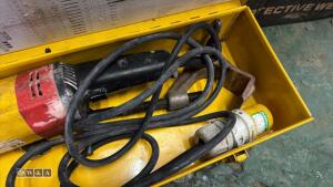 REMS TIGER 110v pipe saw c/w case - 3