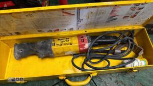 REMS TIGER 110v pipe saw c/w case - 4
