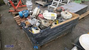 Crate of petrol engine spares - 2