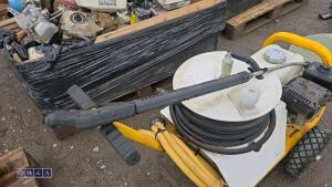 BRENDON petrol jet wash c/w hose, lance & suction hose - 4