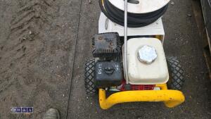 BRENDON petrol jet wash c/w hose, lance & suction hose - 6