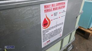 1000ltr IBC of vehicle wash solution - 4