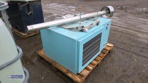 2018 POWRMATIC NVX15 240v natural gas heater c/w control panel (s/n 18B399120)