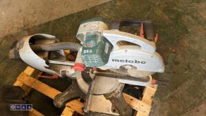 METABO 240v sliding mitre saw - 3