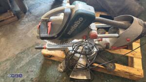 METABO 240v sliding mitre saw - 4