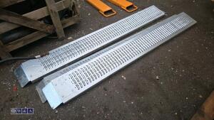 Pair of metal ramps