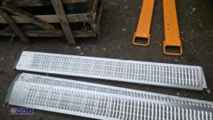 Pair of metal ramps - 2